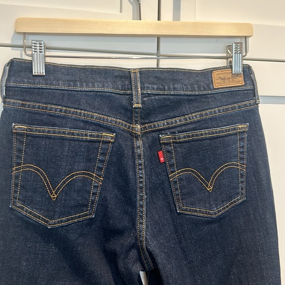 Levi’s 515 Bootcut Midrise Jeans Women’s Dark Wash Denim - Picture 9 of 15